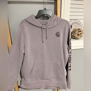 Carhartt | Large purple hoodie | maroon logo